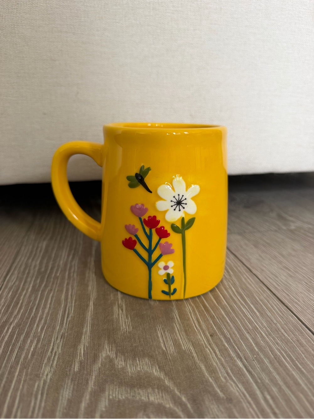 Yellow Floral Mug